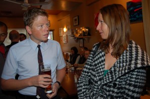 Andrew King and guest