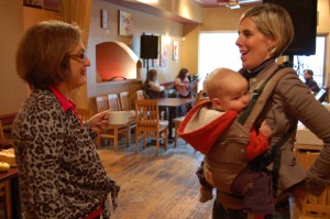 Rosemary Tassie and guest