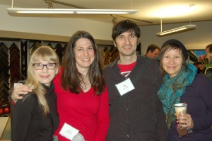 From left: WIDE OPEN photographers Amanda Large and Amanda Sage, Kickass Canadian Henry Smith and his fiancée, Sara