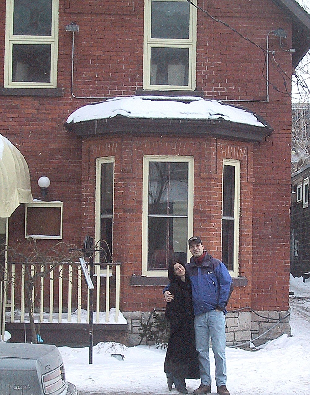 Steve and Maureen taking over the building for Beckta dining & wine, 2003